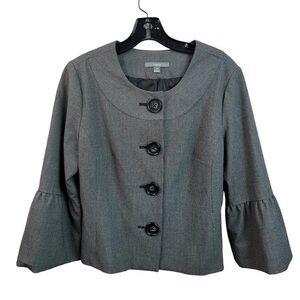Apt 9 Jacket with ruffle sleeve size 10